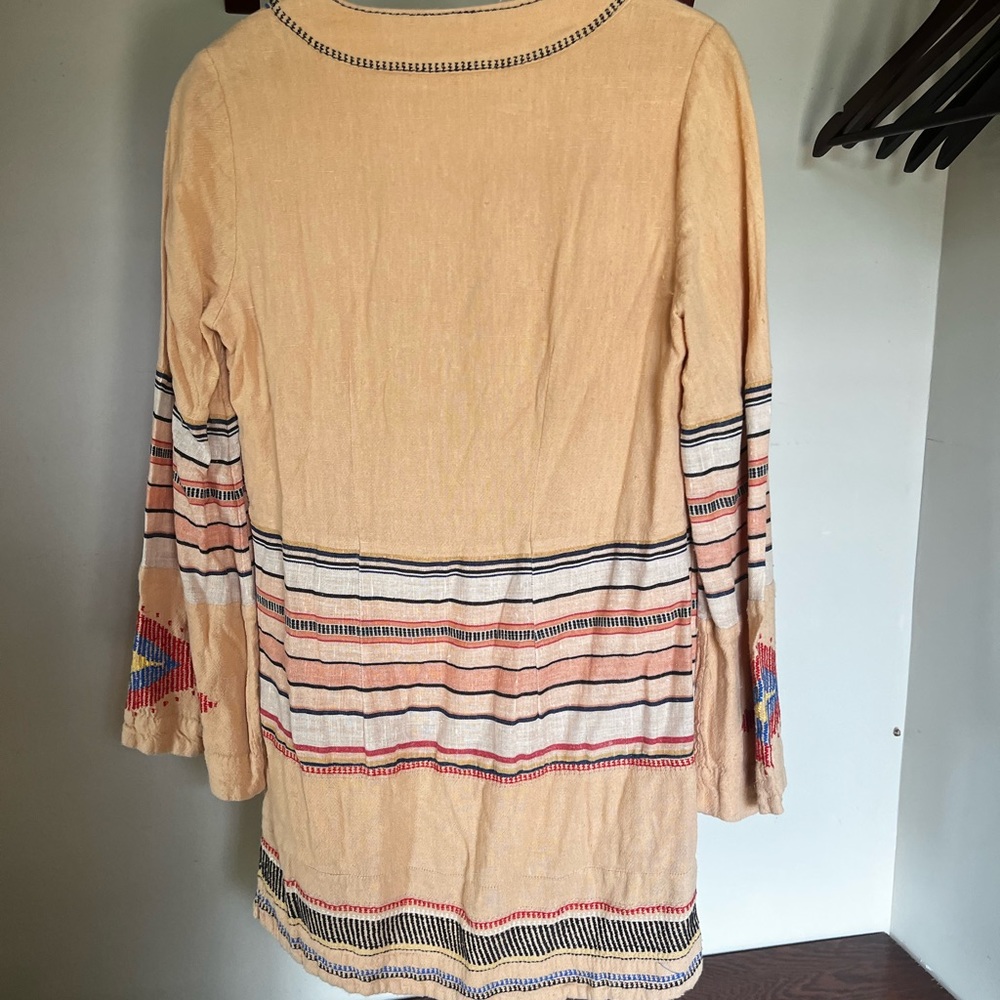 Free People Embroidered Sundown Mini Tunic Dress - Picture 3 of 7
